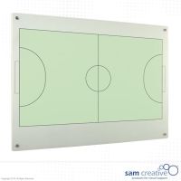 Whiteboard Glass Solid Futsal 100x180 cm