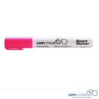 Glassboard marker wet erasable metallic pink