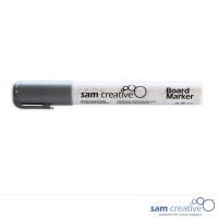 Glassboard marker wet erasable metallic silver