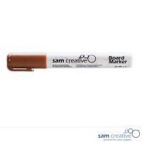 Glassboard marker wet erasable metallic bronze