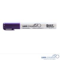 Glassboard marker wet erasable metallic purple