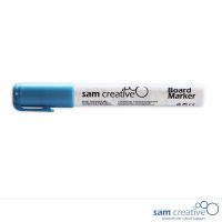 Glassboard marker wet erasable metallic blue